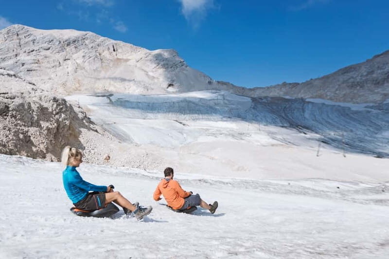 From Munich: Tour of Germany's Highest Peak Zugspitze - The valley station moment: gear up for a big height jump