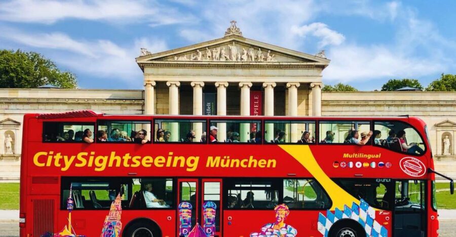 Munich Hop-On Hop-Off Tour: 1-Day or 2-Day Ticket - City Tour: Old Town focus, Odeonsplatz, and Marienplatz landmarks