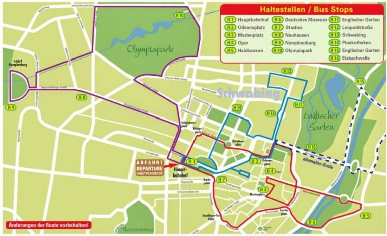 Munich Hop-On Hop-Off Tour: 1-Day or 2-Day Ticket - Tickets and routes: what 24 to 48 hours really buys you