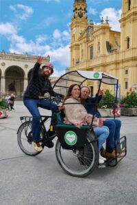 Munich: Old Town and English Garden Rickshaw Tour - Old Town by e-rickshaw: seeing more without sprinting