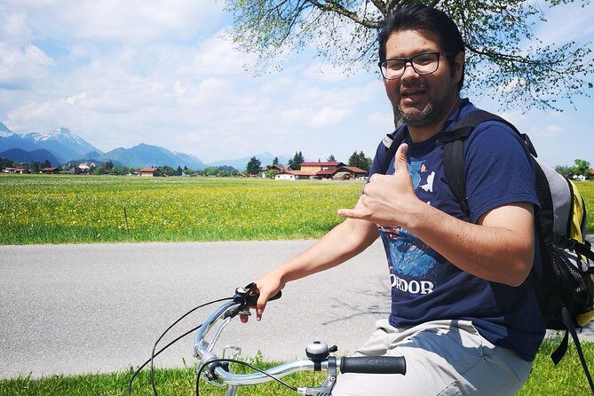 Neuschwanstein Castle by Bus Incl. Bike Ride or Hohenschwangau - Hohenschwangau village and the hike decision: shoes matter