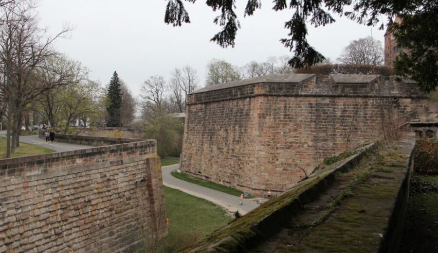 Nuremberg: Tunnels and Secret Passages in the City Wall Tour - The medieval defense lesson: moats, bastions, and hidden weapons