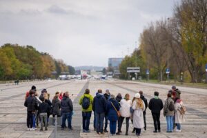 Tour at the Former Nazi Party Rally Grounds (english) - Stop 1: Kongresshalle Nürnberg and the 40-meter ruins